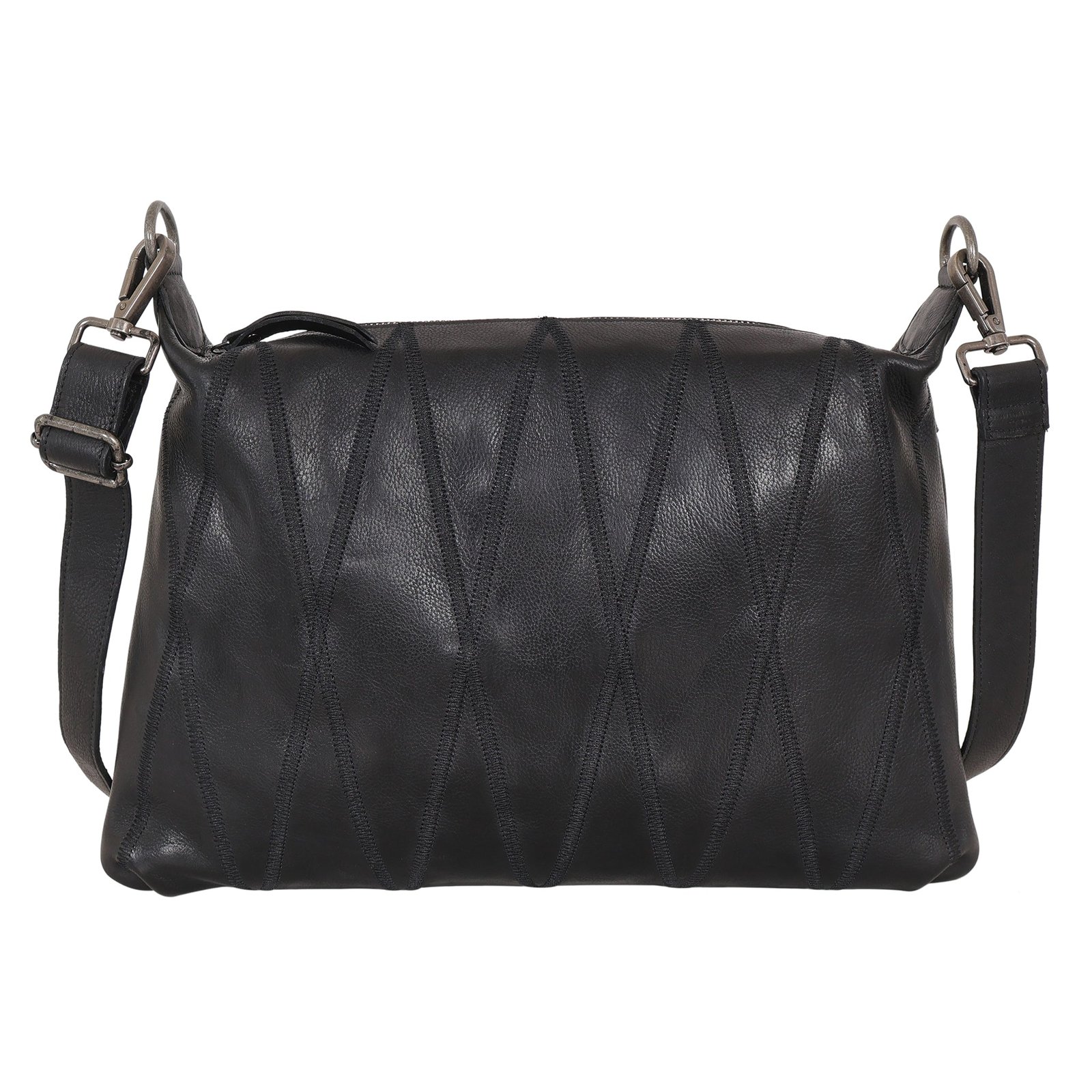 Avery Diamond Leather Crossbody Bag