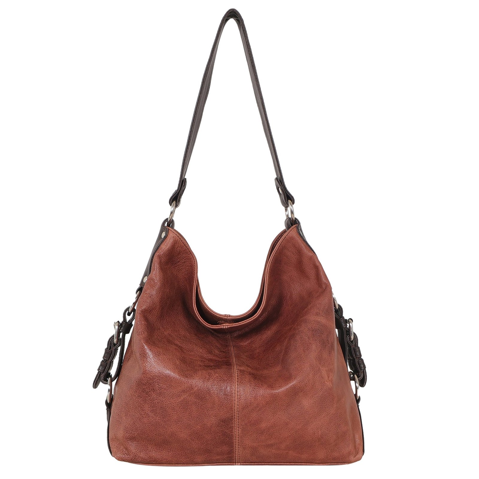 Simone Md Leather Shoulder Bag