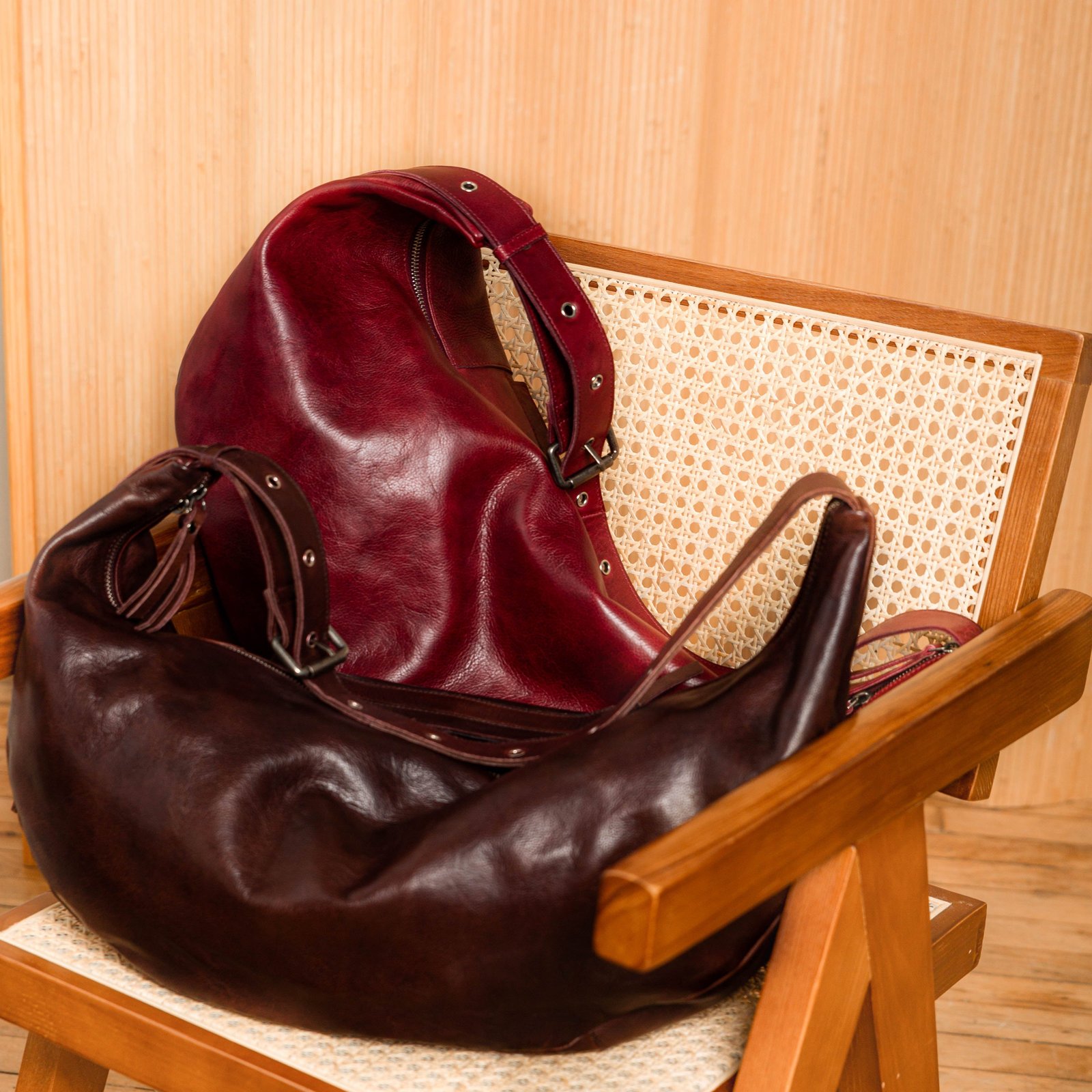 Cabo Oversized Leather Sling Bag