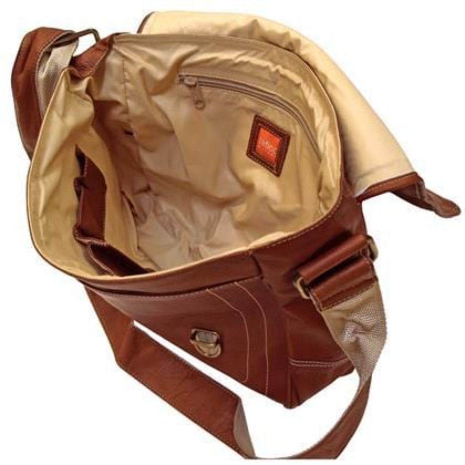 Adventurer Leather Messenger Bag